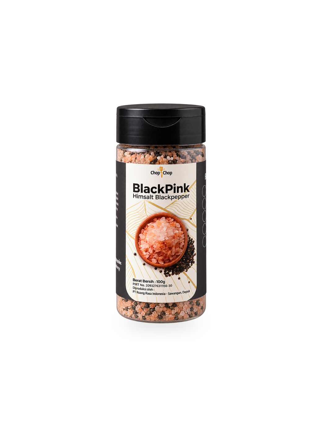 Botol BlackPink Himsalt Black Pepper 100 gram