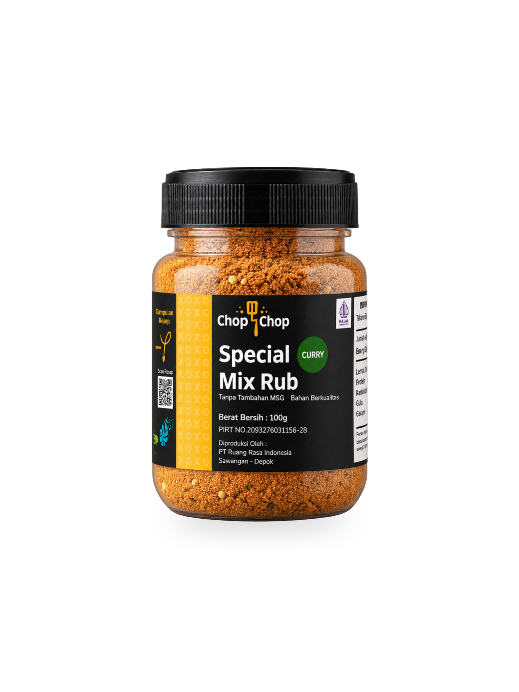 Jar Special Mix Rub Curry 100 gram