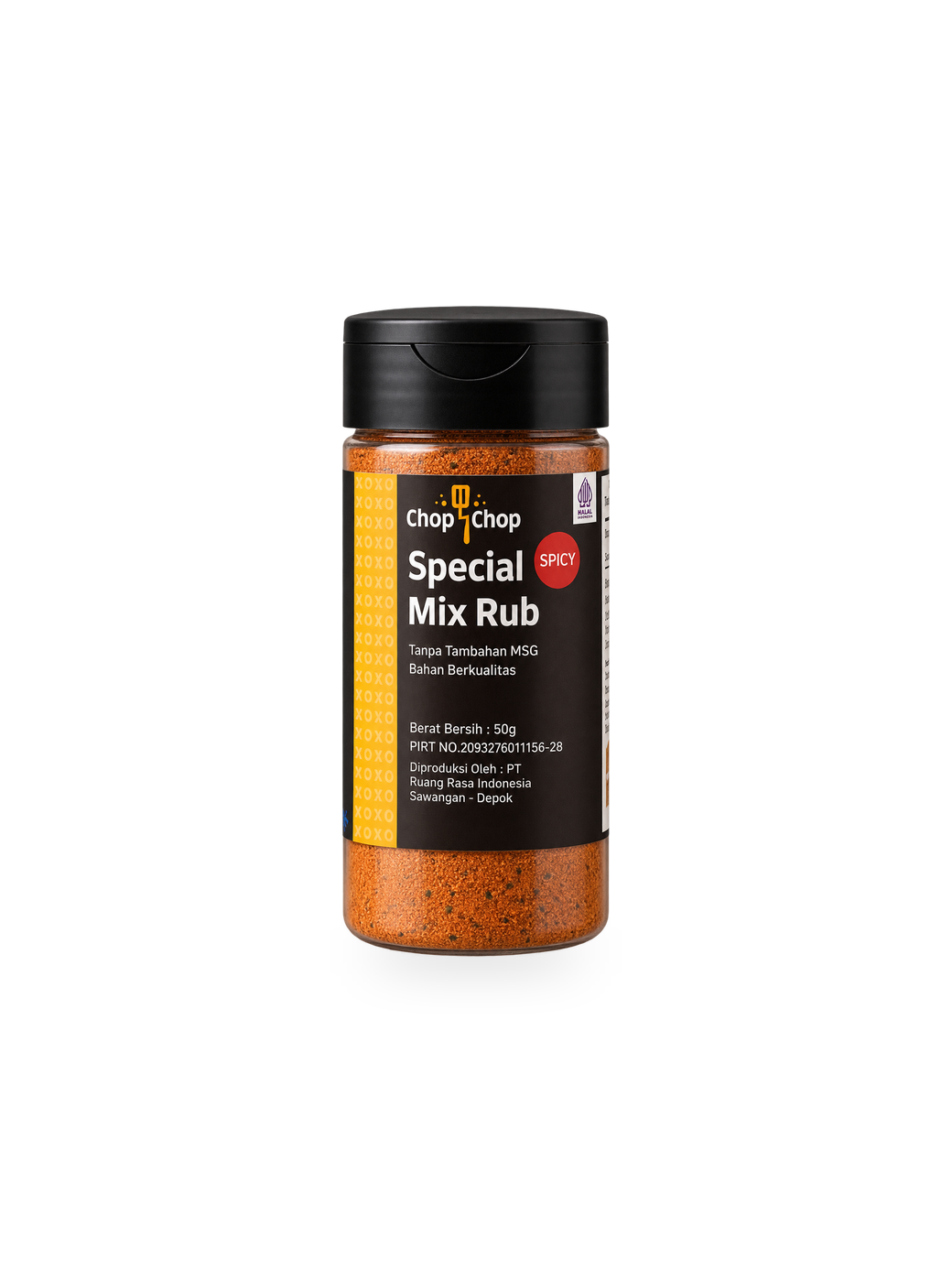 Botol Special Mix Rub Spicy 50 gram