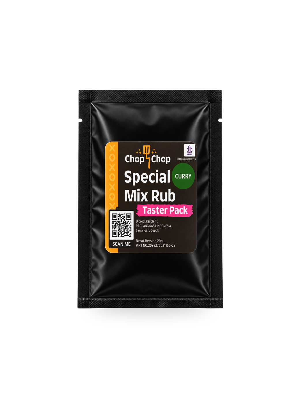 Sachet Special Mix Rub Taster Pack rasa Curry 20 gram
