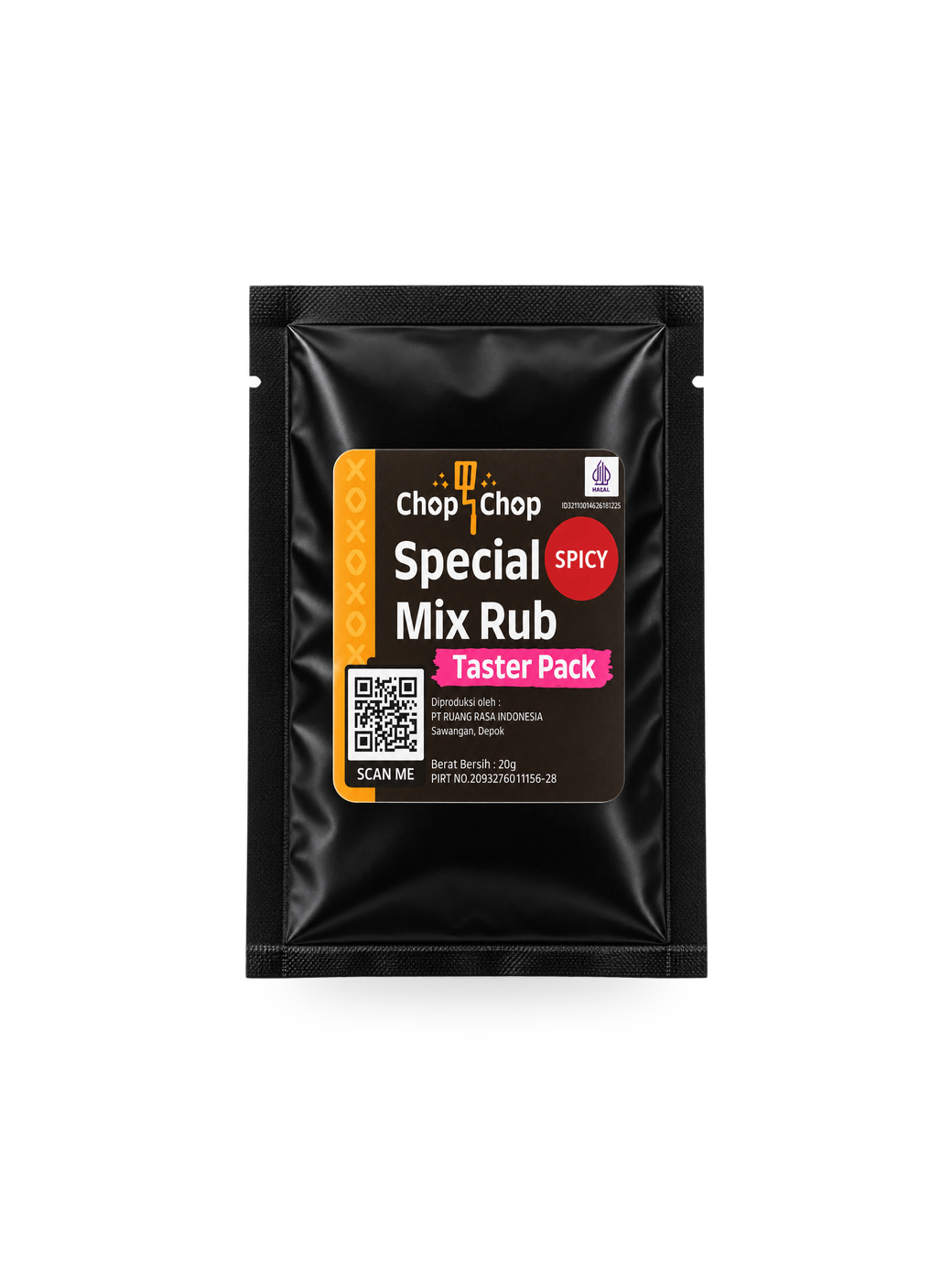 Sachet Special Mix Rub Taster Pack rasa Spicy 20 gram