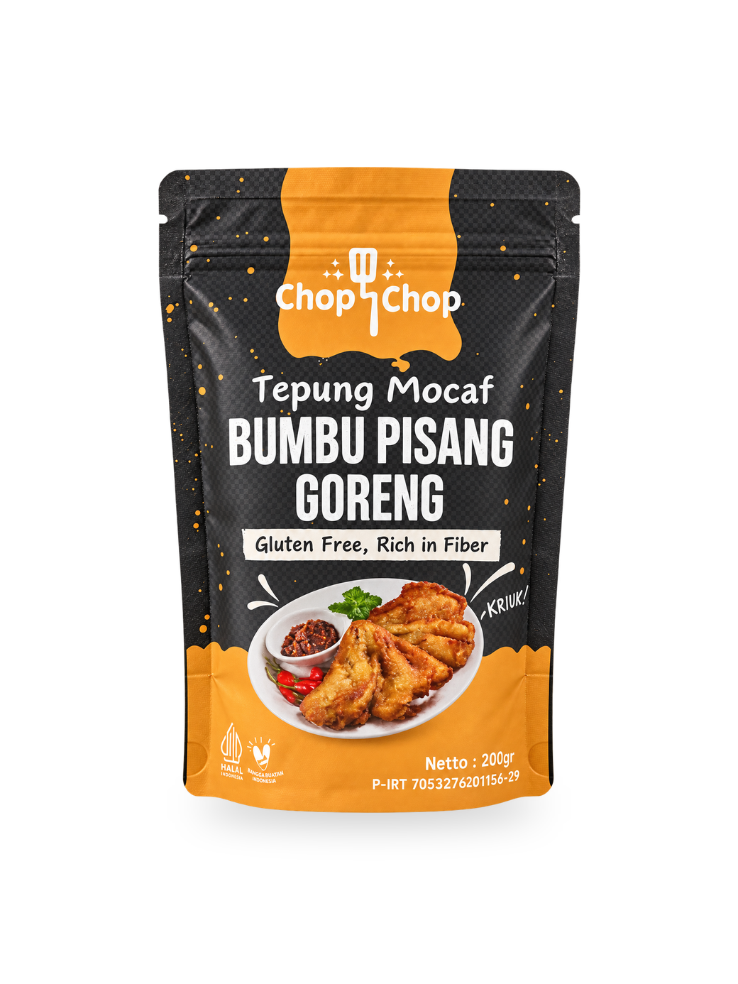 Pouch Tepung Mocaf Bumbu Pisang Goreng 200 gram